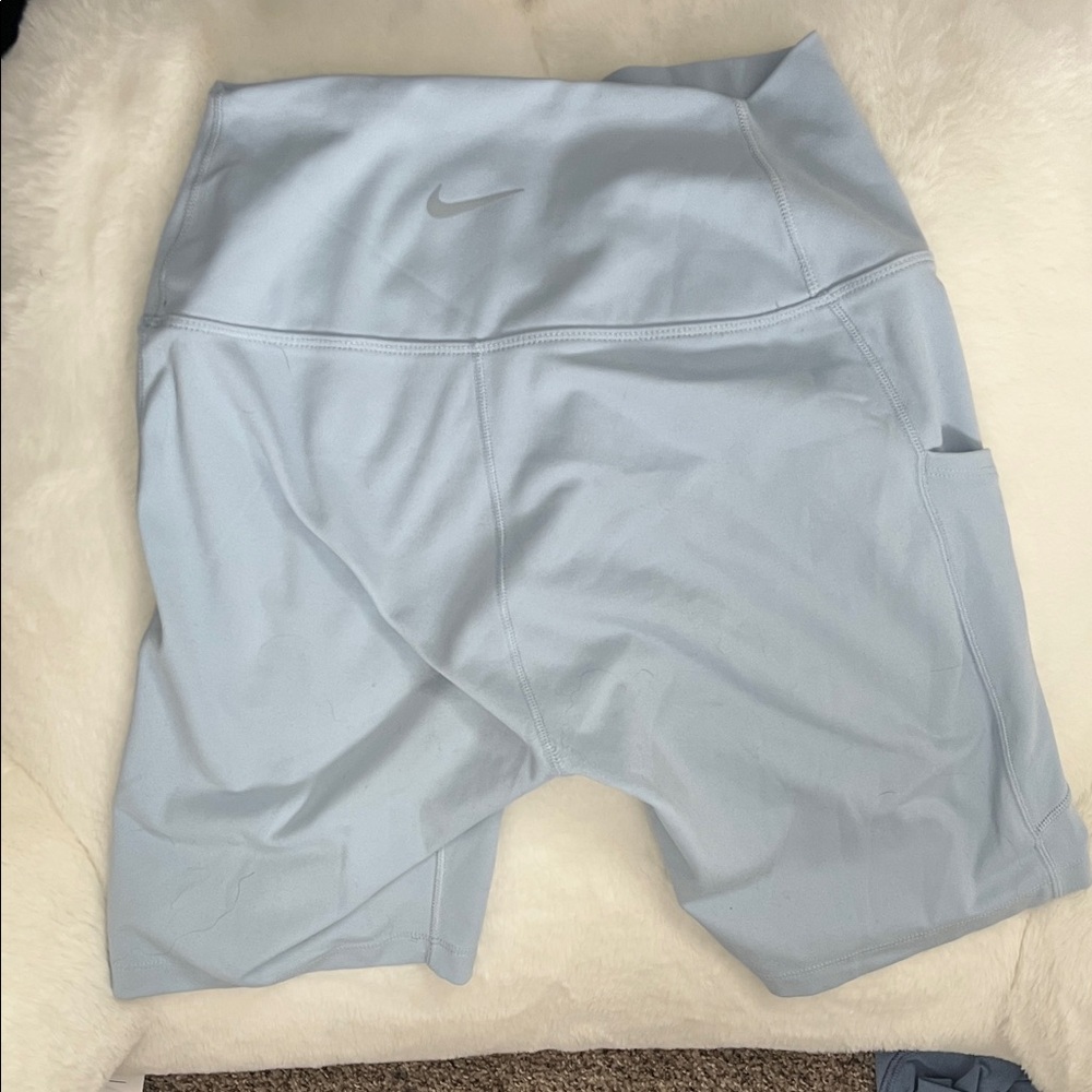 Nike Women's Baby Blue Bike Shorts